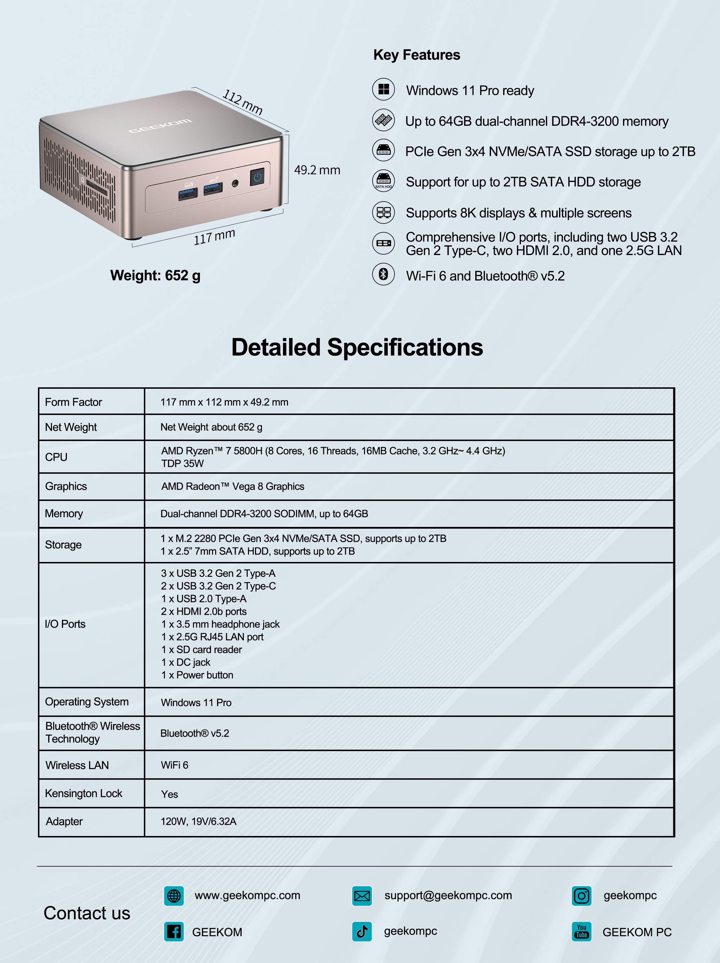 GEEKOM A5 Mini PC Recensione